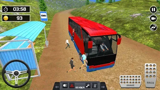 Скриншот 5 — Offroad Bus Simulator Bus Game