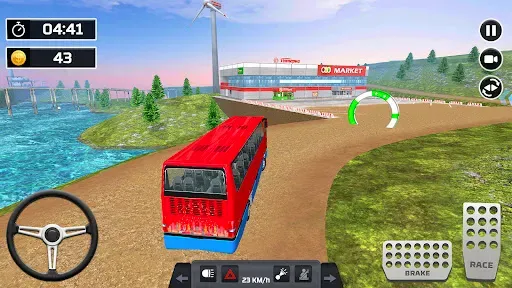 Скриншот 6 — Offroad Bus Simulator Bus Game