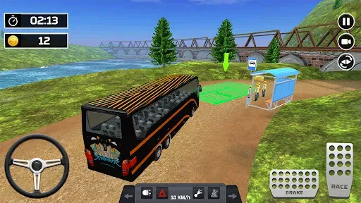 Скриншот 8 — Offroad Bus Simulator Bus Game