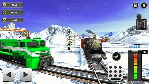 Скриншот 1 — Railway Train Simulator Games