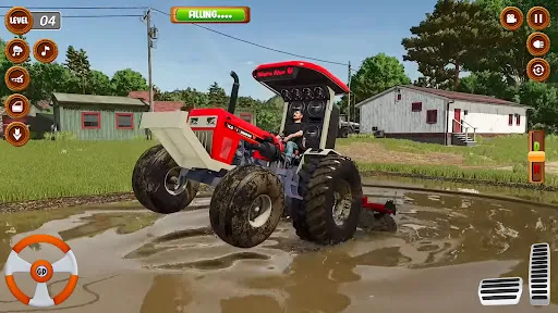 Скриншот 1 — Tractor Driving - Tractor Game