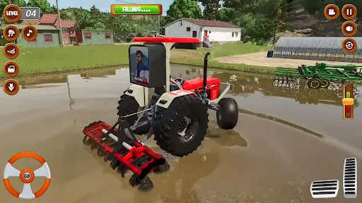 Скриншот 5 — Tractor Driving - Tractor Game