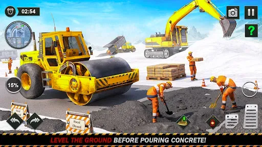 Скриншот 2 — Snow Offroad Construction Game