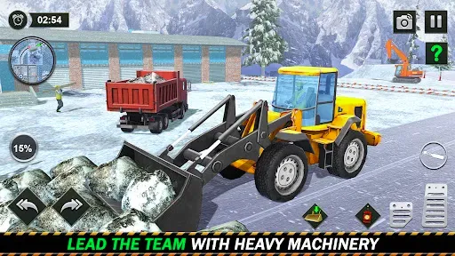 Скриншот 4 — Snow Offroad Construction Game