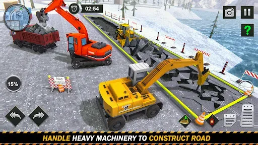 Скриншот 5 — Snow Offroad Construction Game