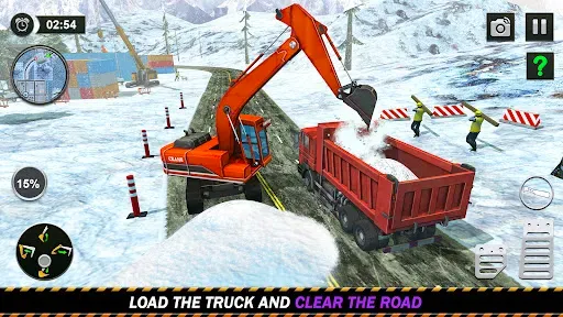 Скриншот 6 — Snow Offroad Construction Game