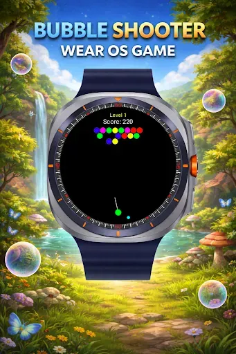 Скриншот 4 — Bubble Shooter Wear OS