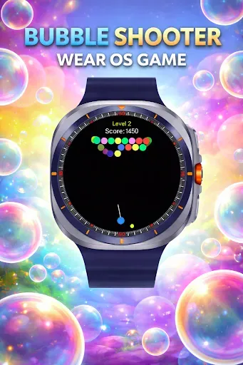 Скриншот 5 — Bubble Shooter Wear OS