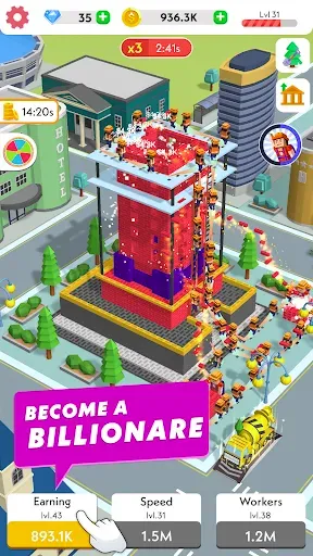 Скриншот 1 — Idle Construction 3D