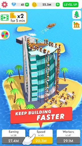 Скриншот 2 — Idle Construction 3D