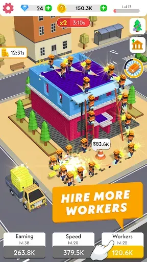 Скриншот 3 — Idle Construction 3D