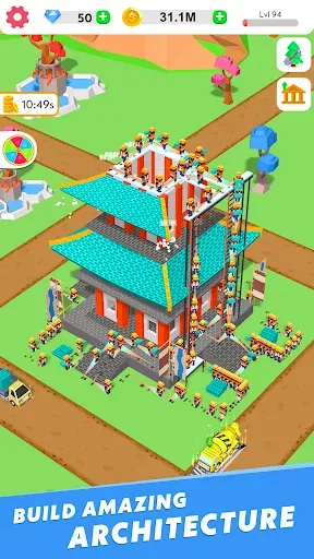 Скриншот 4 — Idle Construction 3D