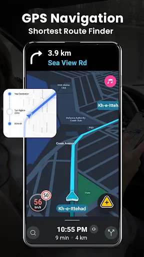Скриншот 2 — Street View Map & Navigation.