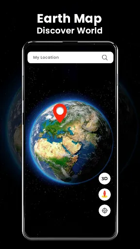 Скриншот 3 — Street View Map & Navigation.
