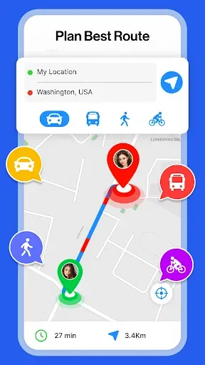 Скриншот 3 — GPS, Voice Navigation live Map