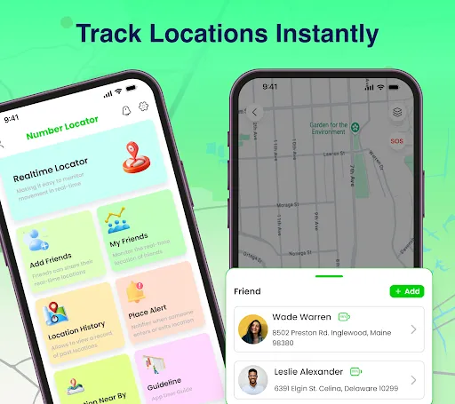Скриншот 1 — Number Locator - Phone Tracker