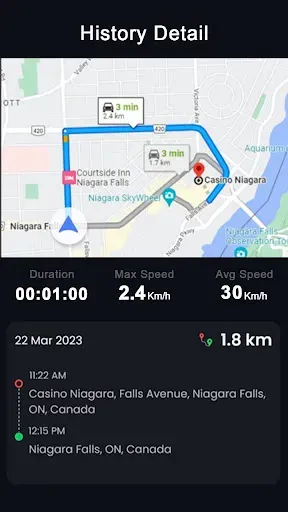 Скриншот 2 — GPS Speedometer App