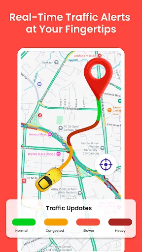 Скриншот 2 — GPS Voice Map & Route Finder