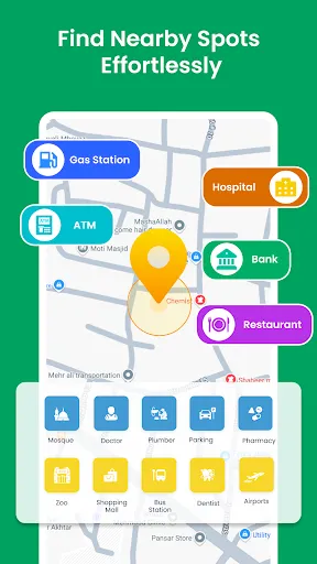 Скриншот 3 — GPS Voice Map & Route Finder