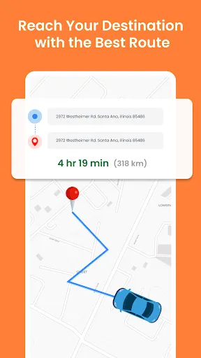 Скриншот 4 — GPS Voice Map & Route Finder