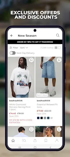Скриншот 3 — BOOHOOMAN: Shop Men’s Clothing