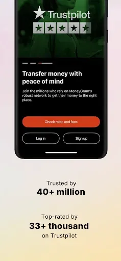 Скриншот 1 — MoneyGram® Money Transfers App