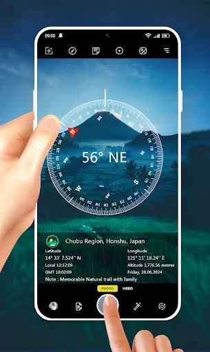 Скриншот 1 — Geotag Photo Location Camera