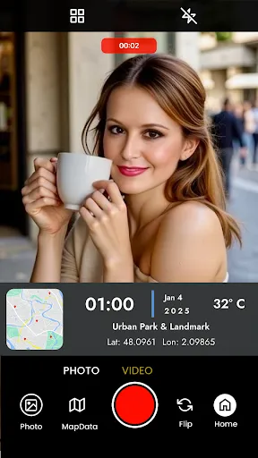 Скриншот 2 — GPS Map Camera, Photo Stamp