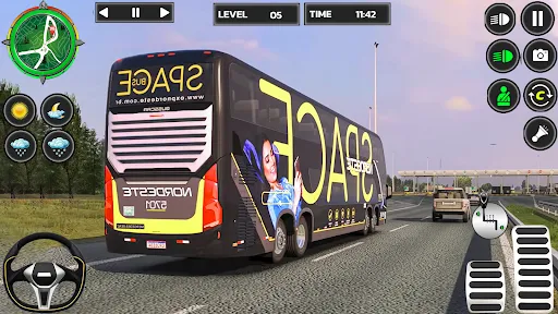 Скриншот 2 — Offroad Bus 3D Driving Game