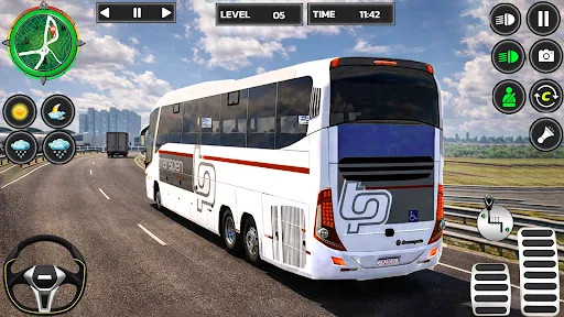 Скриншот 3 — Offroad Bus 3D Driving Game