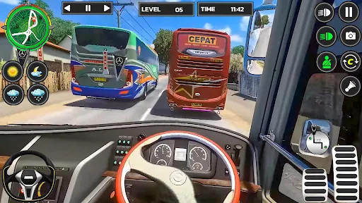 Скриншот 4 — Offroad Bus 3D Driving Game
