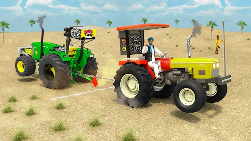 Скриншот 1 — 3D Indian Tractor Village Game