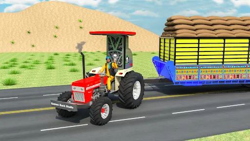 Скриншот 6 — 3D Indian Tractor Village Game