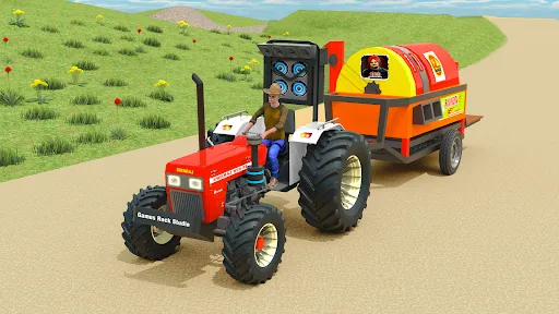 Скриншот 7 — 3D Indian Tractor Village Game