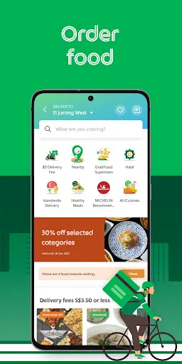Скриншот 3 — Grab - Taxi & Food Delivery