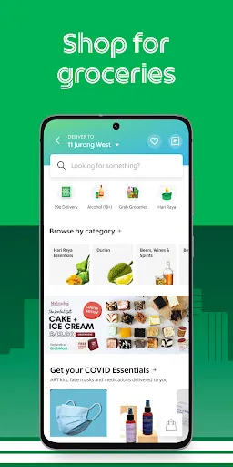 Скриншот 4 — Grab - Taxi & Food Delivery