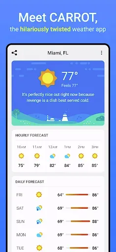 Скриншот 5 — CARROT Weather