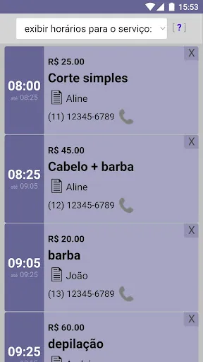 Скриншот 3 — Top Salão: agendamento online
