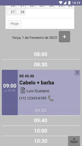 Скриншот 5 — Top Salão: agendamento online