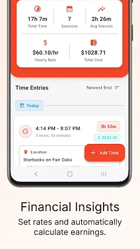 Скриншот 3 — Daypad - Simple Time Tracker