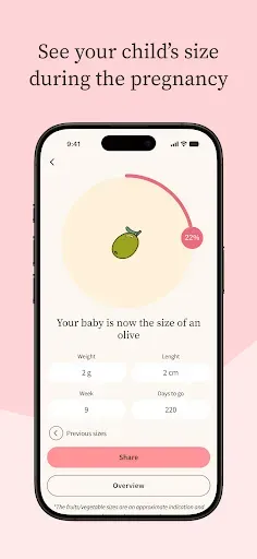 Скриншот 4 — Preglife - Pregnancy Tracker