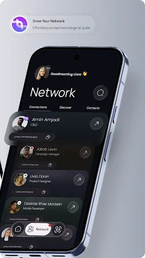 Скриншот 2 — Lynqu: Digital Business Card