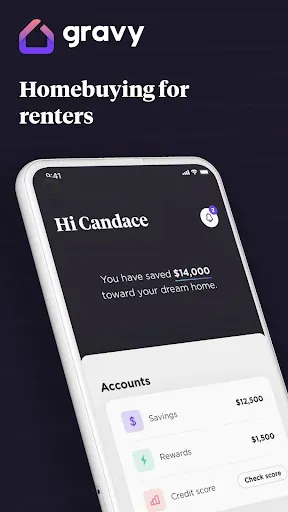 Скриншот 1 — Gravy: Homebuying for renters