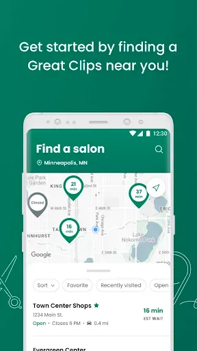 Скриншот 2 — Great Clips Online Check-in
