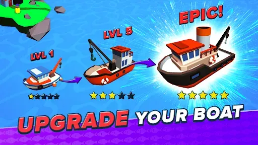 Скриншот 3 — Fish idle: Игра и афк рыбалка