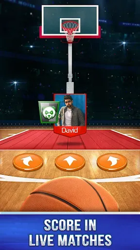 Скриншот 1 — Basketball Rivals: Showdown