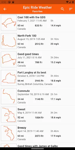 Скриншот 1 — Epic Ride Weather