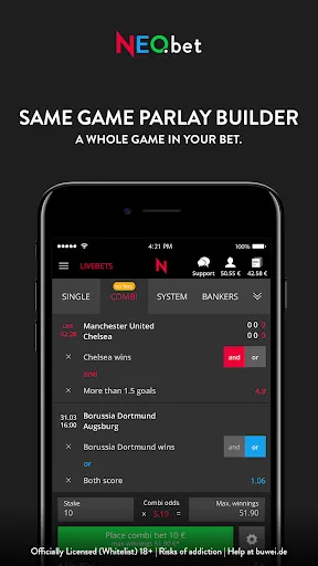 Скриншот 4 — NEO.bet - sports betting