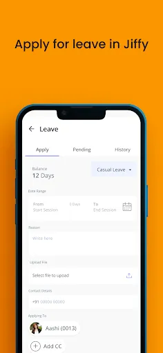 Скриншот 4 — greytHR - the one-stop HR App