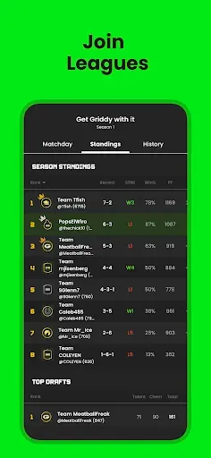 Скриншот 3 — Griddy: Football Puzzles